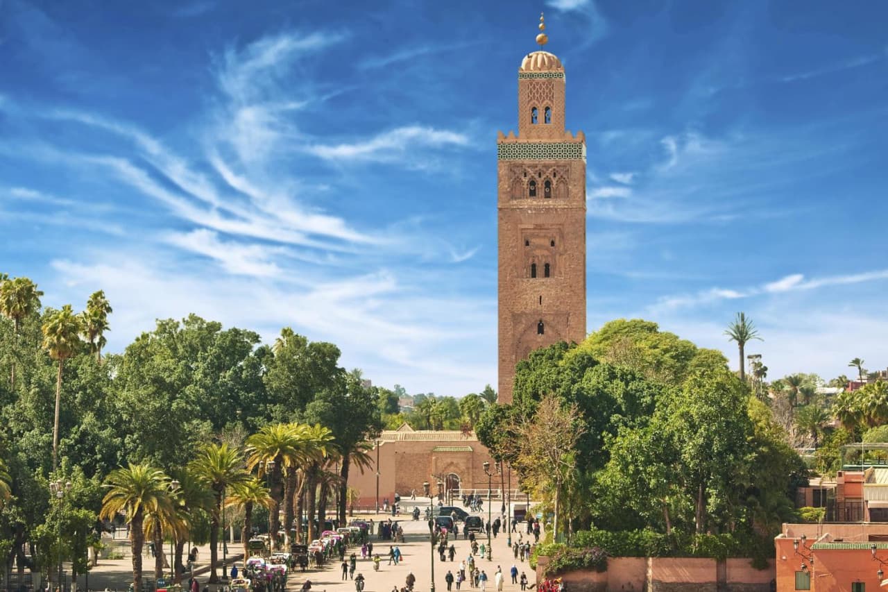 Marrakech Tour: Koutoubia Mosque, El Bahia Palace, Menara Gardens, Djemaa El Fna Square - main image