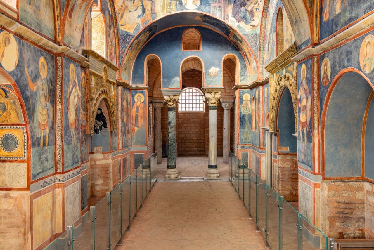 Entrada a la mezquita de Chora - Kariye - imagen 9
