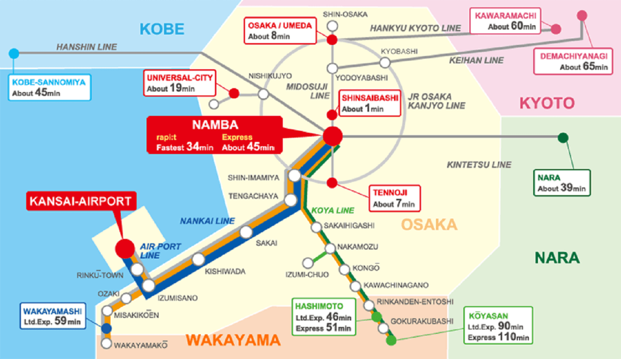 Combo: Osaka Amazing Pass + Boleto de traslado desde/hacia el aeropuerto de Kansai (Osaka Rapi:t) - imagen 5