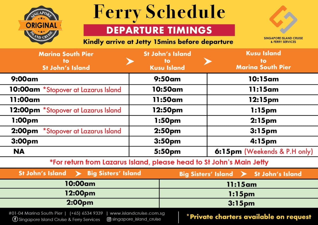 Singapore Island Cruise - St. John's Island, Lazarus Island, and Kusu Island by Ferry - image 11