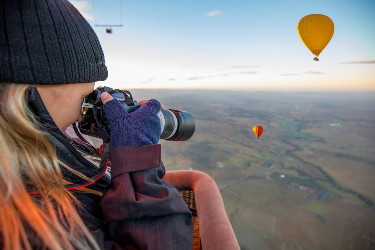 Sunrise Hot Air Balloon Flight over Brisbane with Vineyard Breakfast - image 4