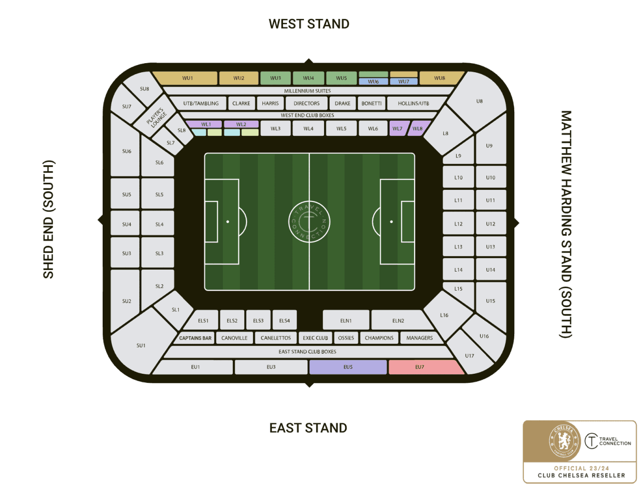 Premier League Football - Chelsea FC Match Ticket at Stamford Bridge Stadium - image 5