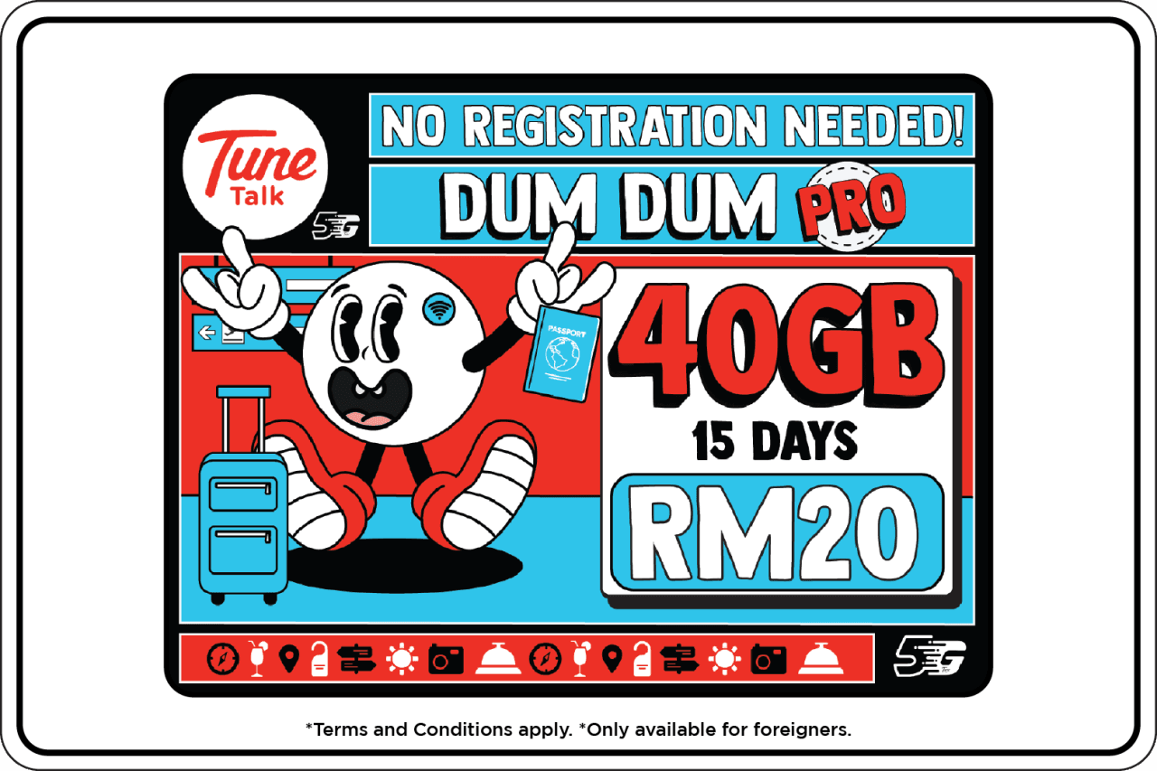 Malaysia 5G SIM Card (Kuala Lumpur International Airport Terminal 1 Pickup) - image 6