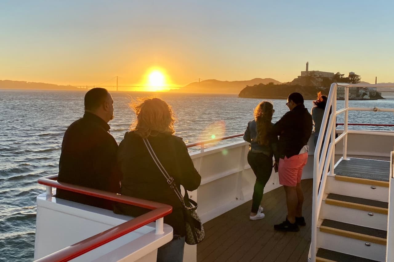 San Francisco Bay 2 Hour Sunset or Evening Sightseeing Boat Cruise by Red and White Fleet - main image