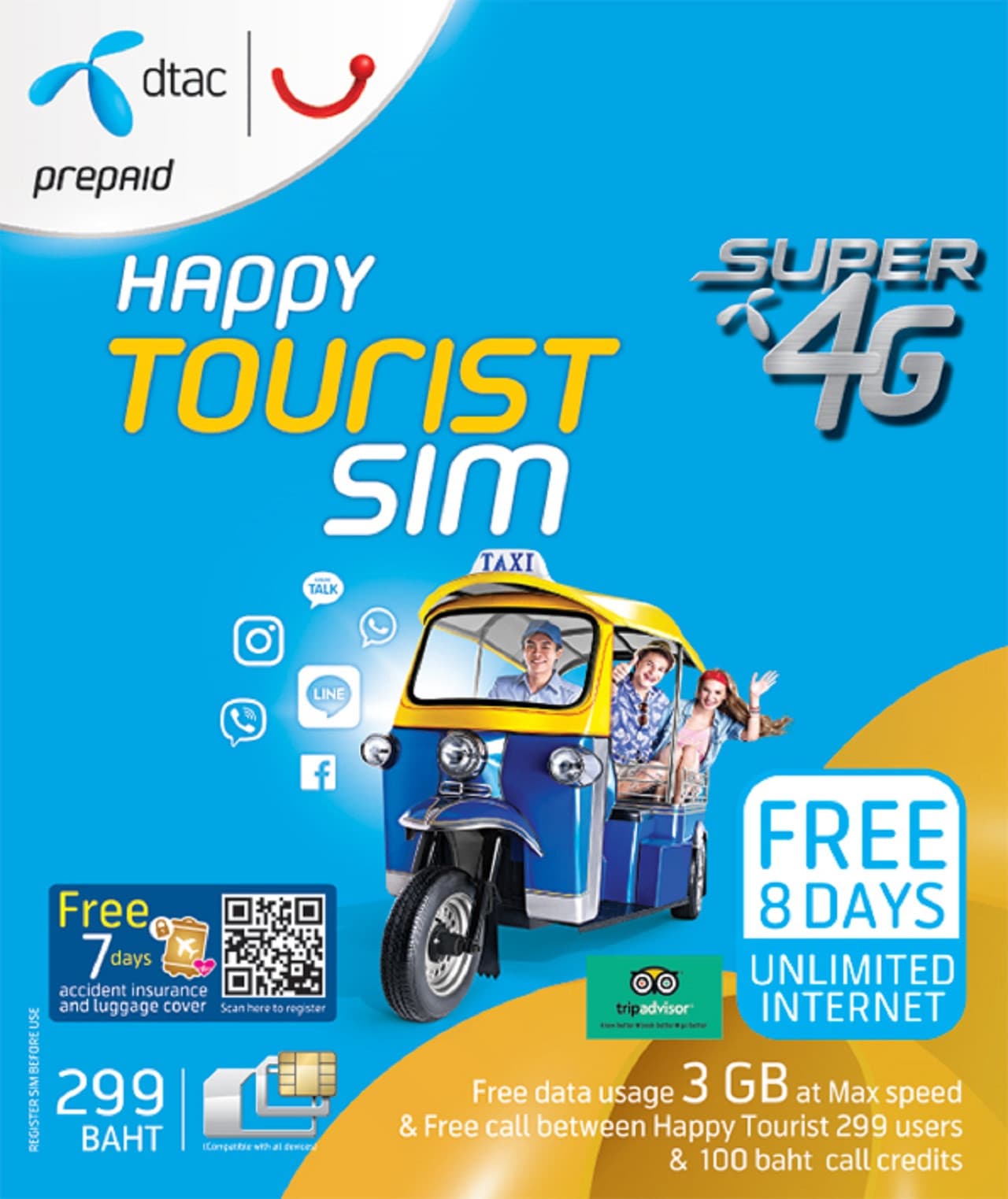 Phuket, Thailand SIM Card -  Enjoy Local Network, Collect from Airport - main image