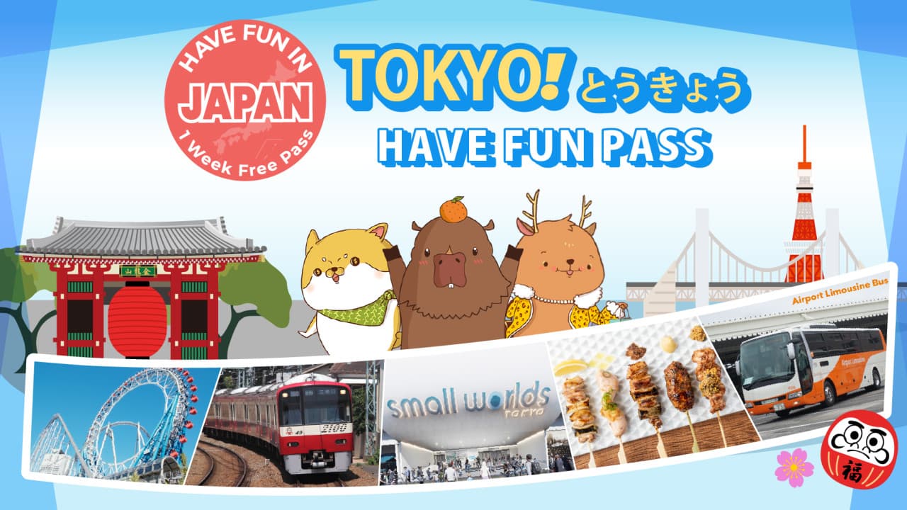 Have Fun in Tokyo Pass - 1 Week Free Pass - main image