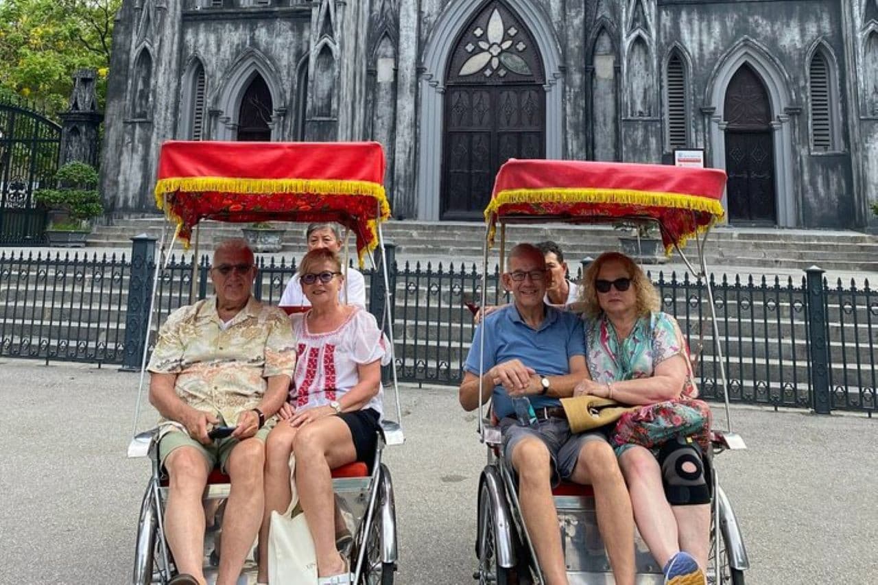 Hanoi Old Quarter Cyclo Tour with Egg Coffee Experience - image 2
