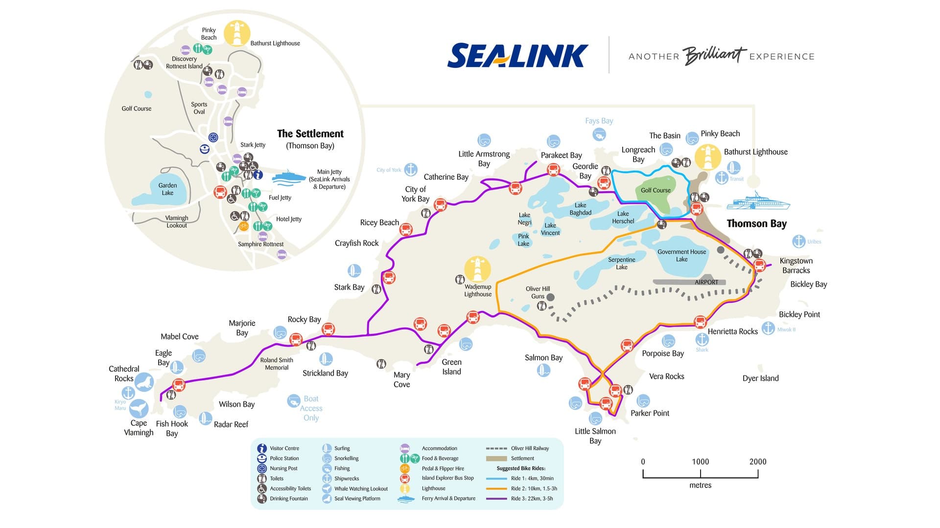 Round Trip SeaLink Ferry Transfer to Rottnest Island with Bike Hire - image 3