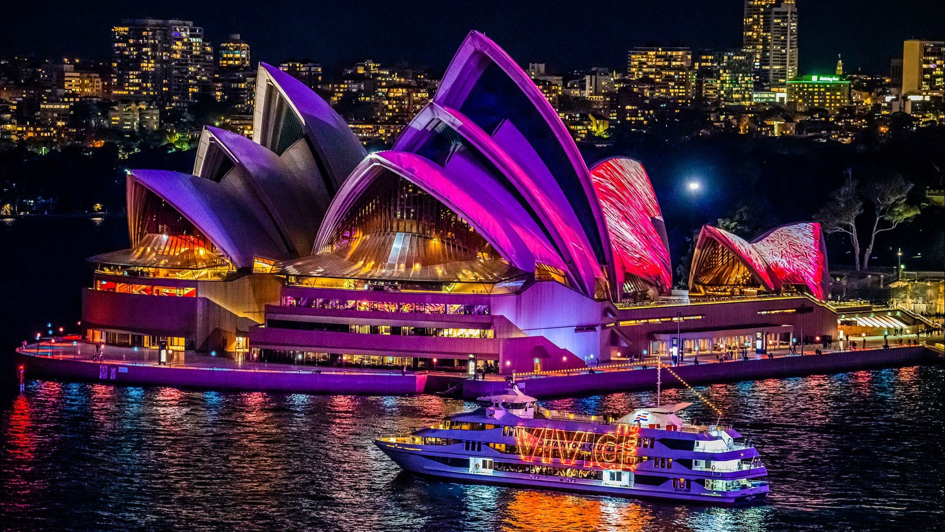 Vivid Sydney Cruise with Captain Cook Cruises Departing From Darling Harbour - main image