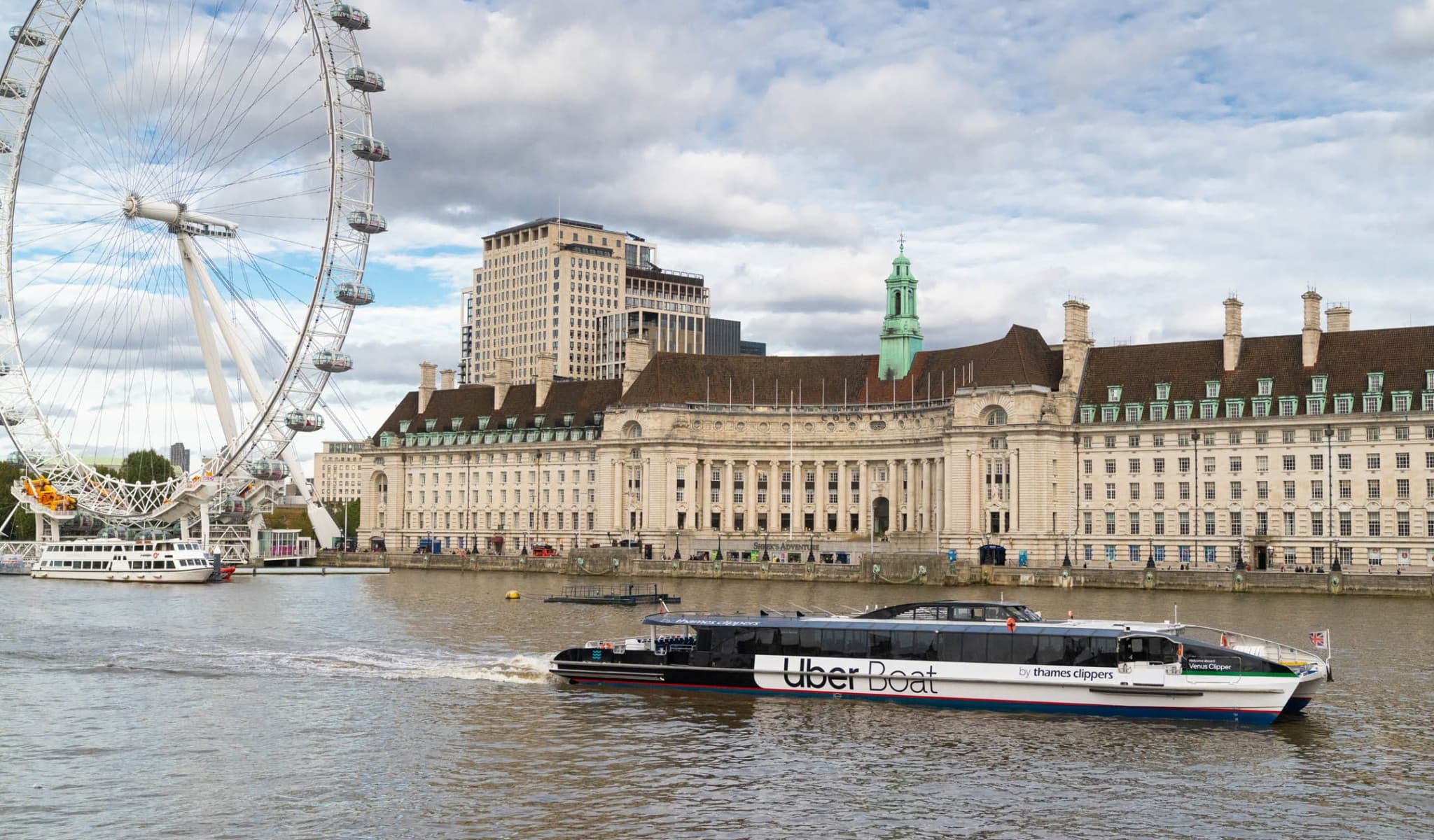 River Thames Uber Boat Transfer by Thames Clippers - main image