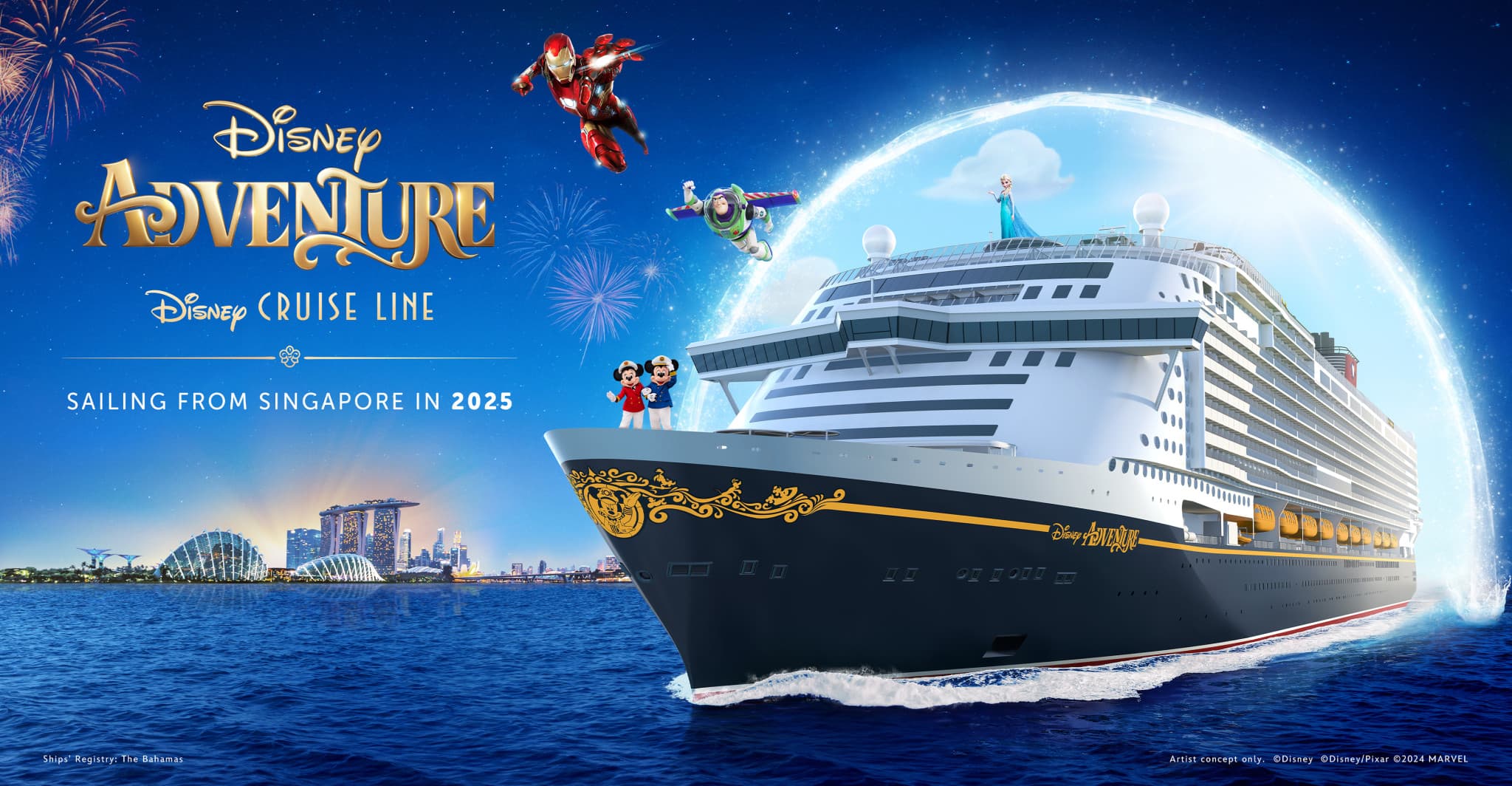 Disney Cruise Line: 4-Night Disney Adventure Cruise from Singapore - main image