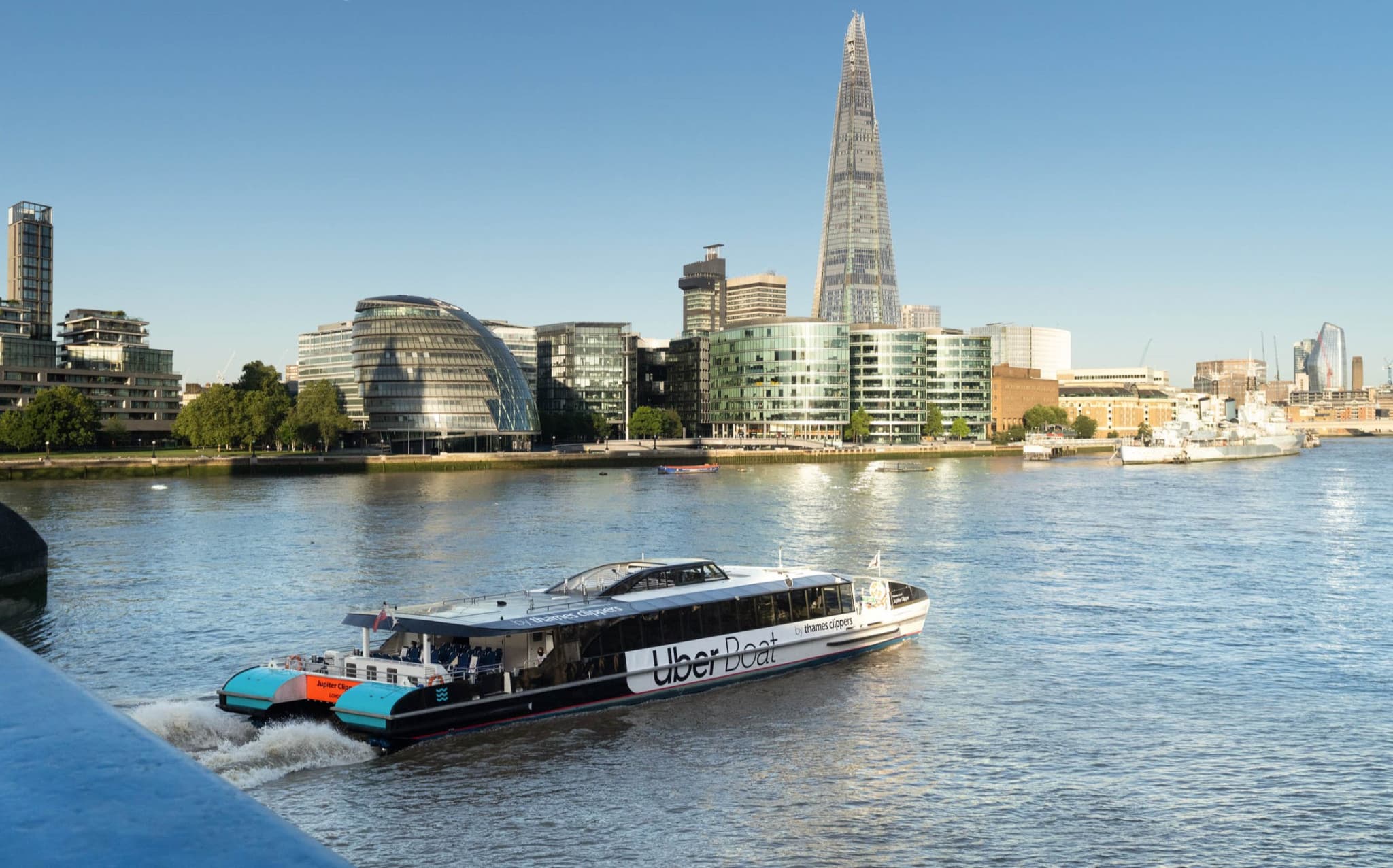 River Thames Sightseeing Hop-on Hop-off Boat Unlimited Pass by Uber Boat Thames Clippers - image 5