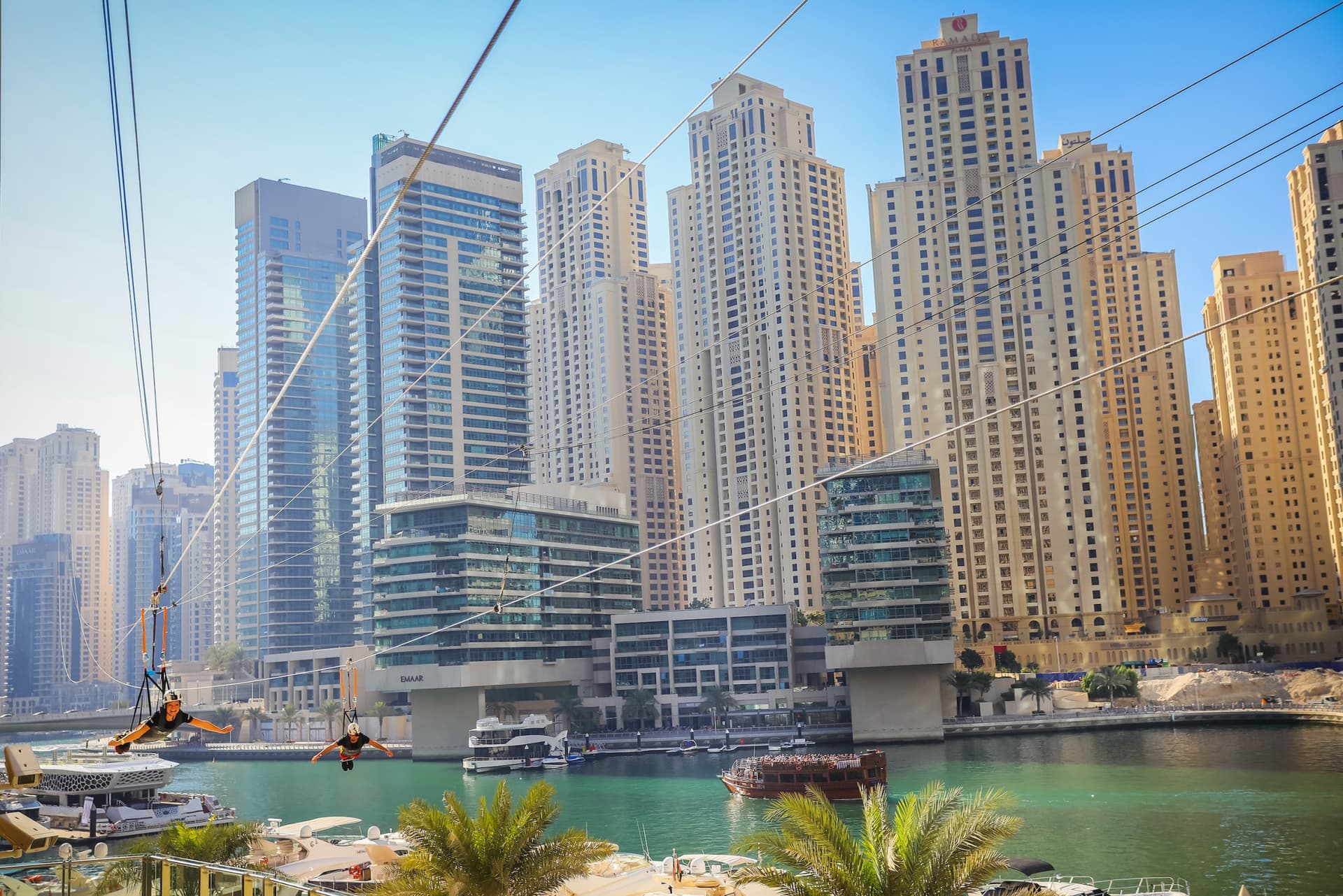 Tirolesa XLine Dubai Marina - imagen 2